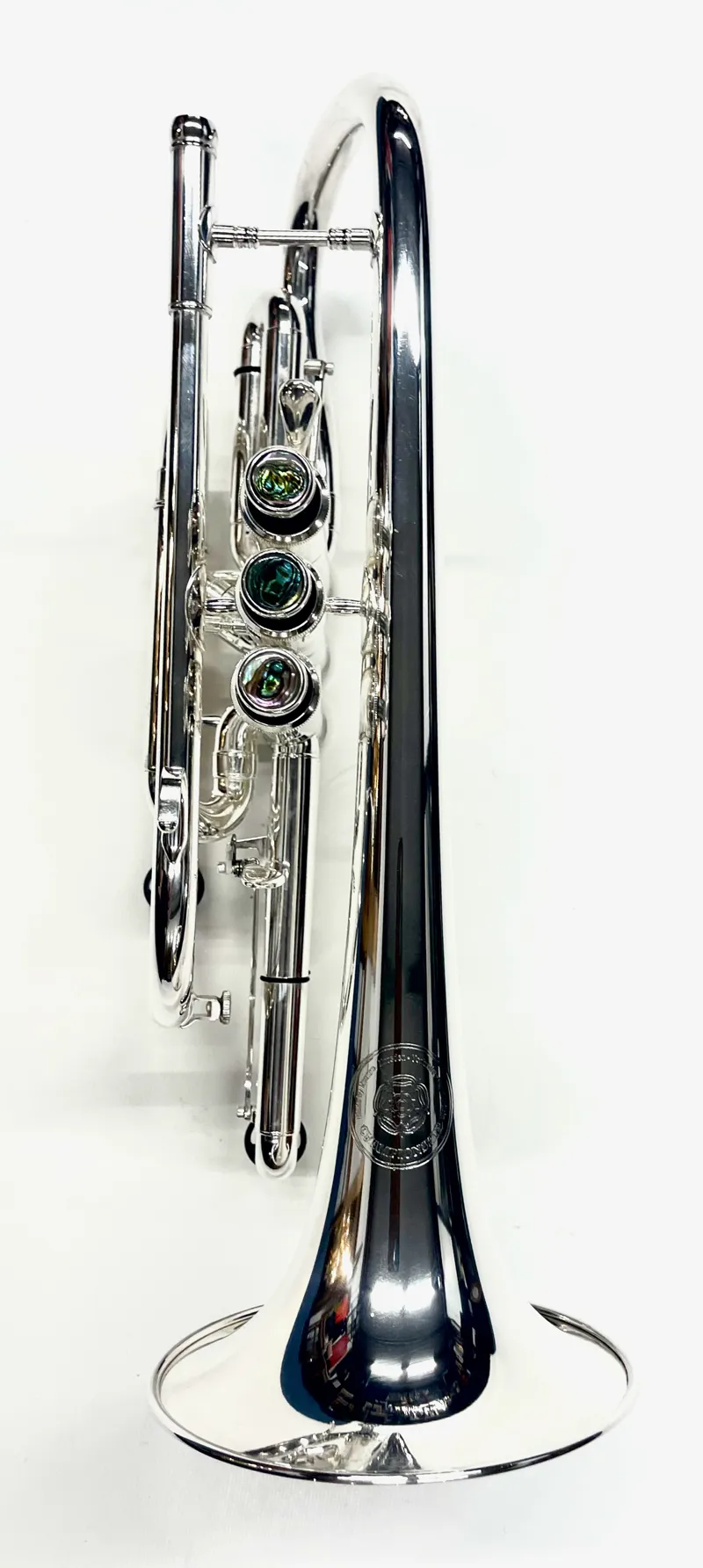 Hanson Championship Model Cornet - 25 year Sheffield Silver plate-1